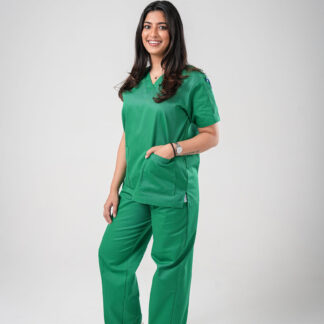 Forest Green Scrub’d Set
