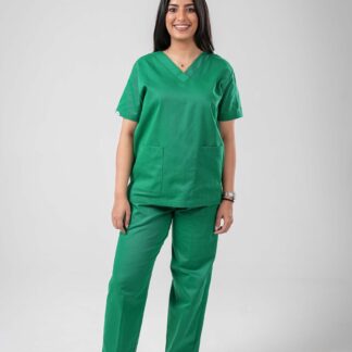 Forest Green Scrub'd Pants